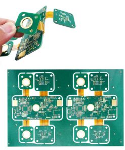 Multilayer Rigid-Flex FPC PCB With Gold Rings OEM Supplier