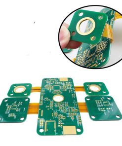 Multilayer Rigid-Flex FPC PCB With Gold Rings OEM Supplier